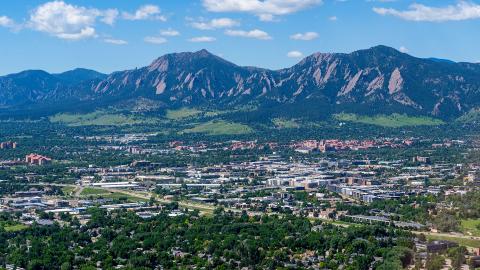 Boulder Colorado Arial